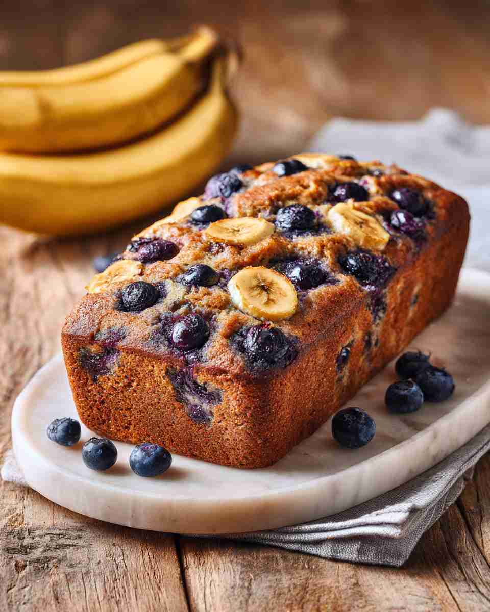 Moist Blueberry Banana Bread - Featured Recipe