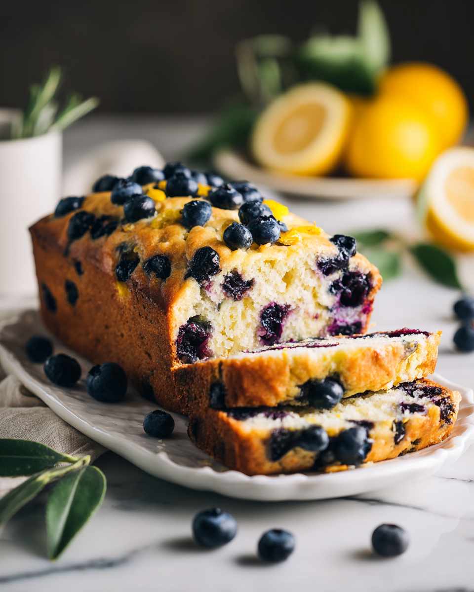 Moist Blueberry Orange Bread