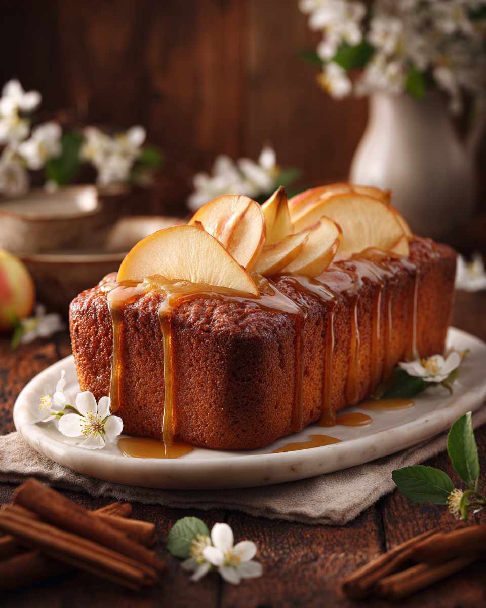 Moist Caramel Apple Spice Cake