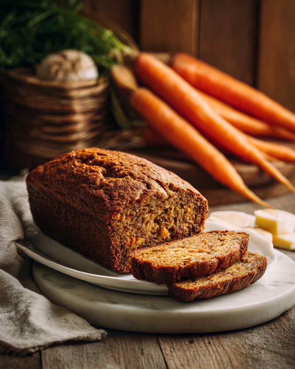 Moist Carrot Banana Quick Bread