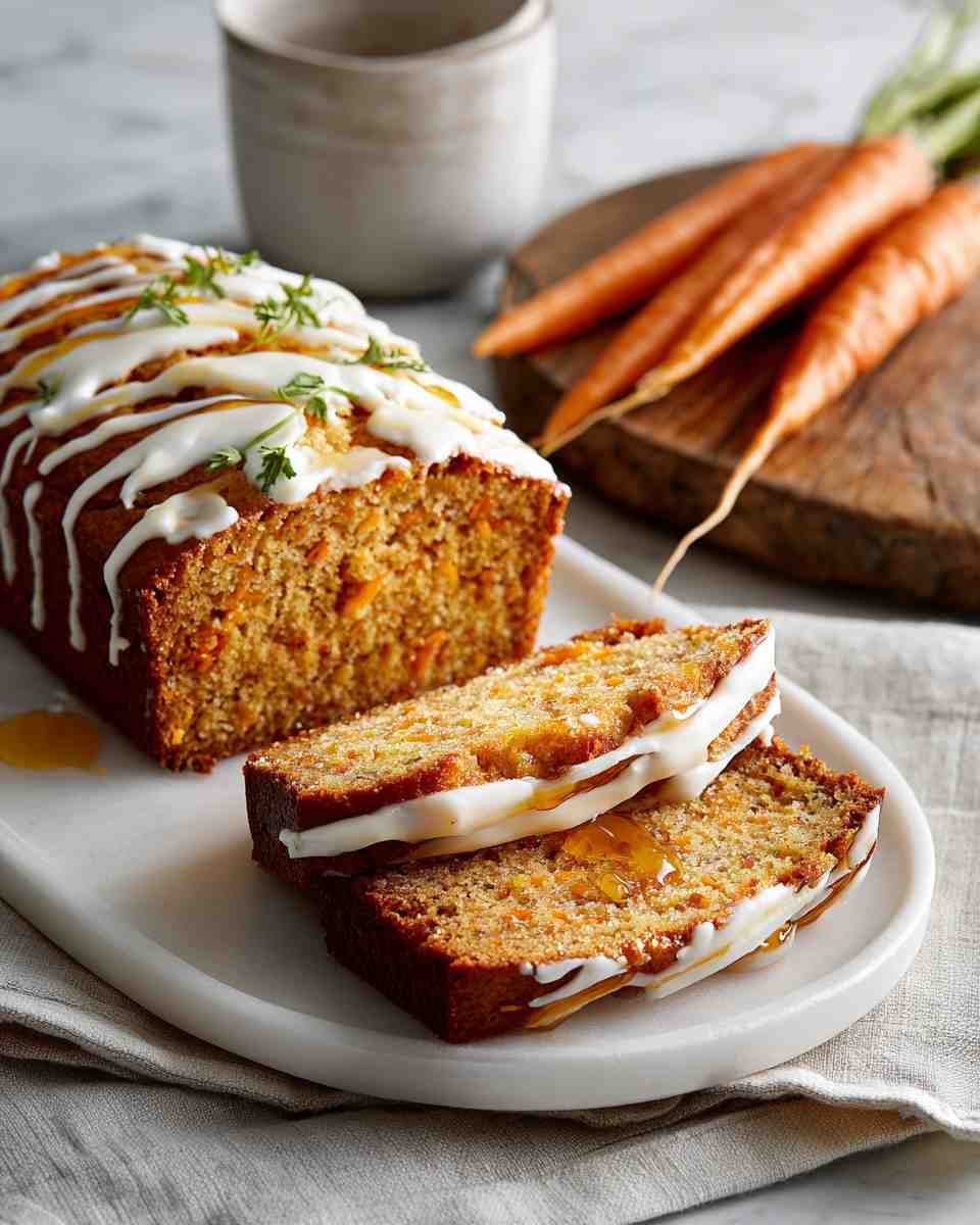 Moist Carrot Honey Quick Bread