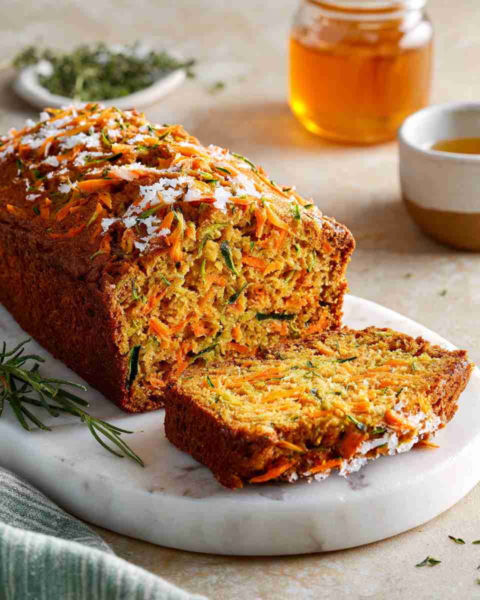 Moist Carrot Zucchini Quick Bread