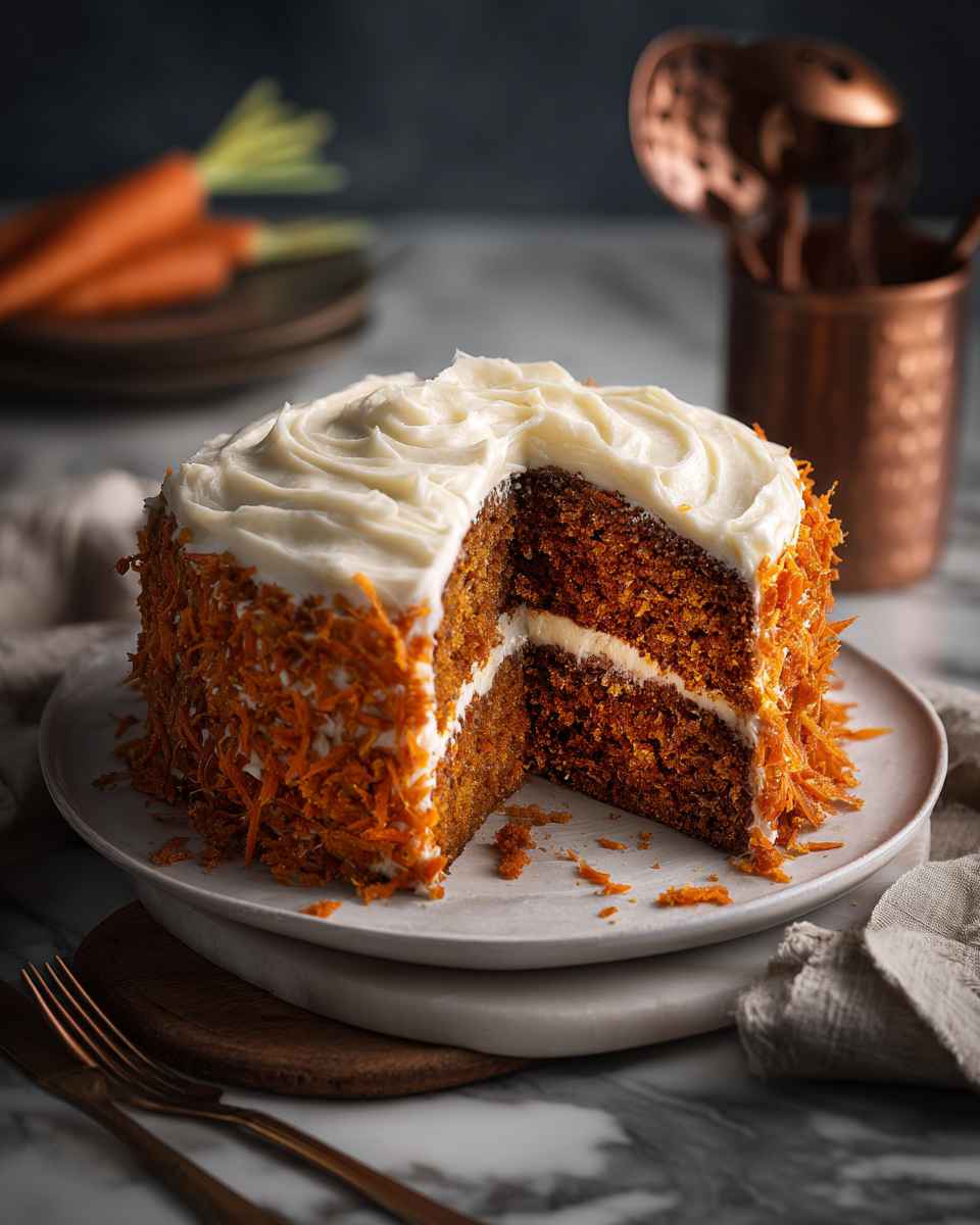 Moist Sweet Potato Spice Cake with Creamy Cream Cheese Frosting
