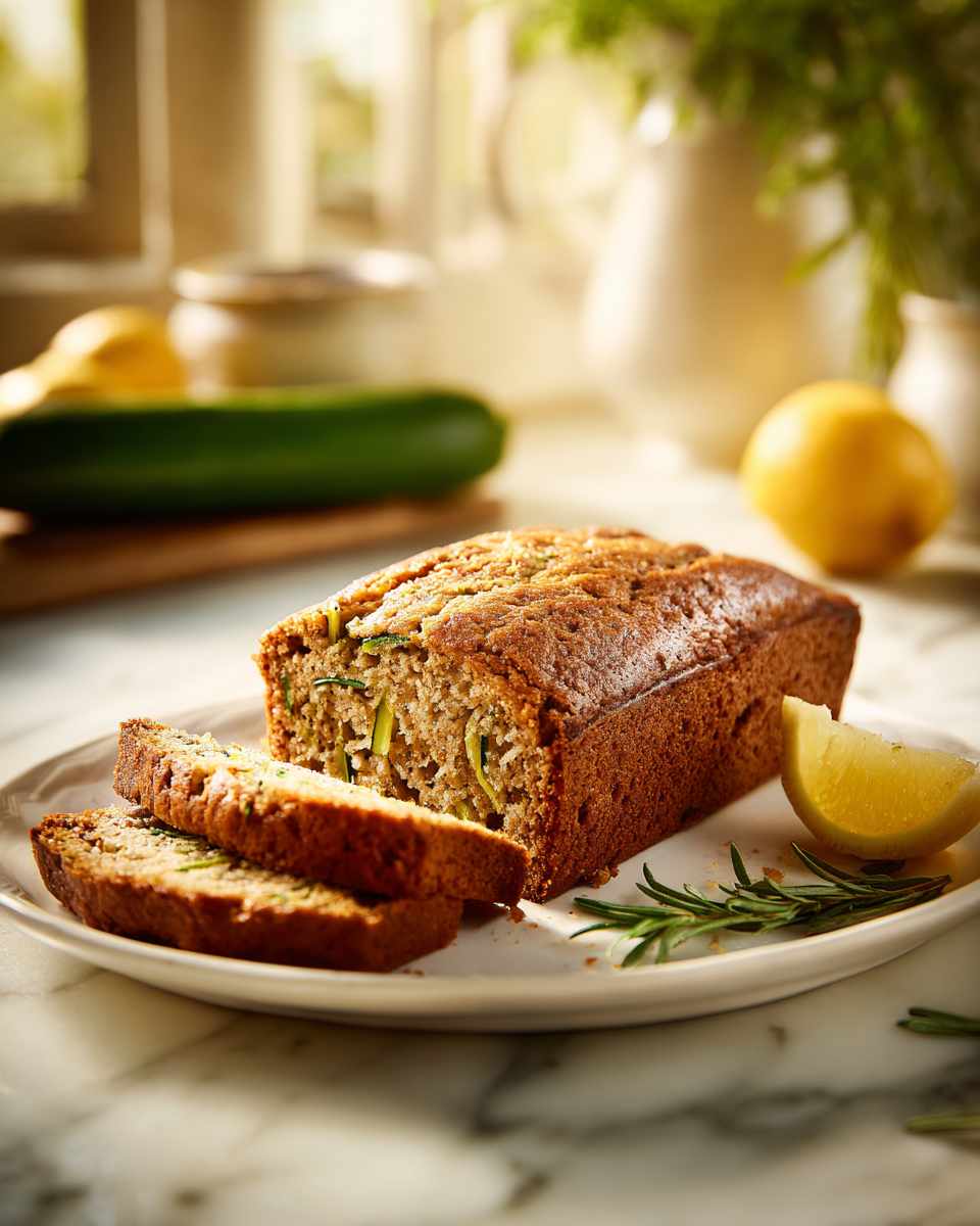 Moist Zucchini Banana Bread