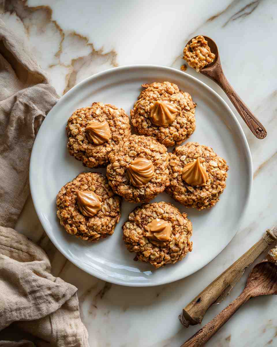 Peanut Butter Oatmeal Coconut Cookies