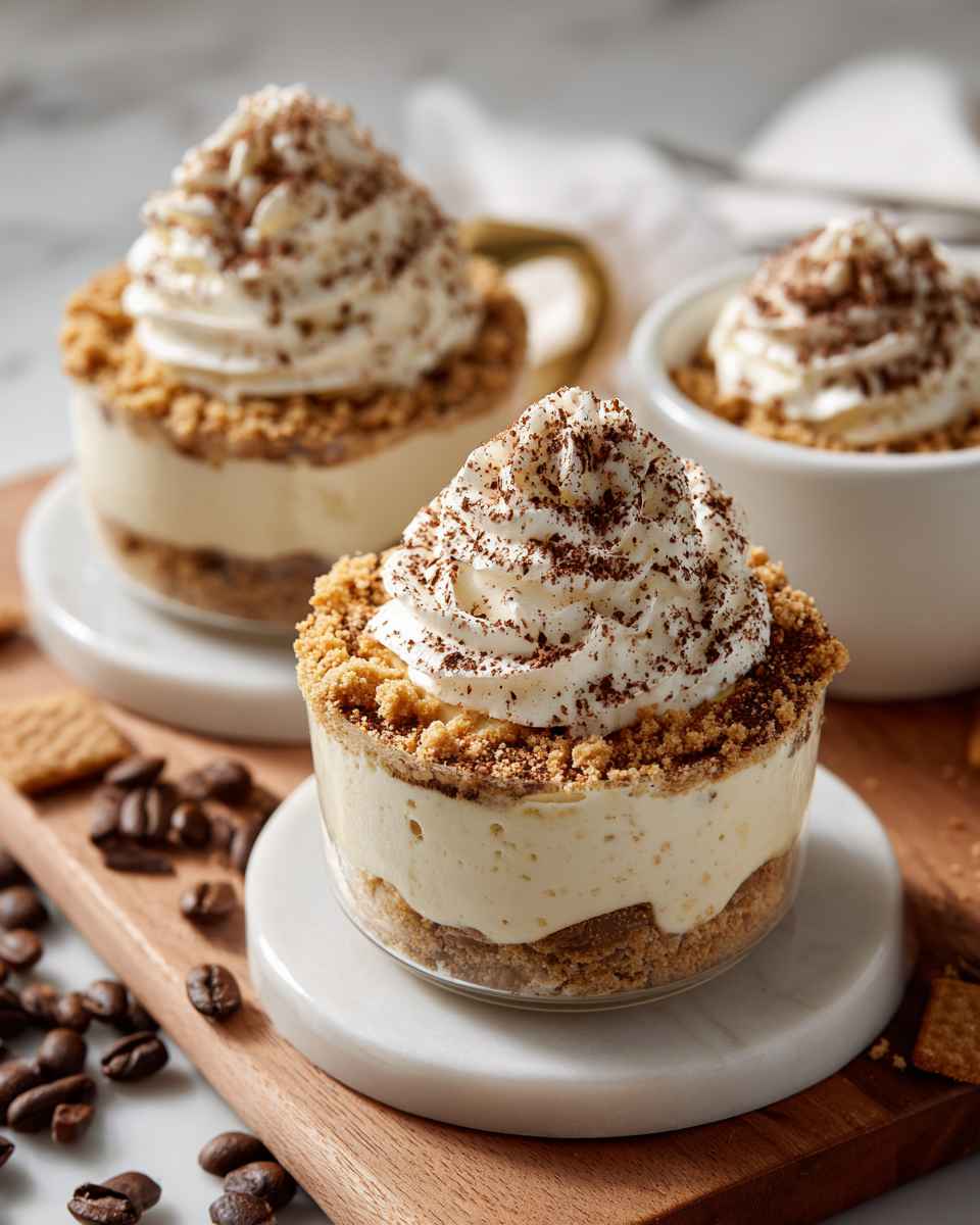 Quick Vanilla Wafer Tiramisu Cups