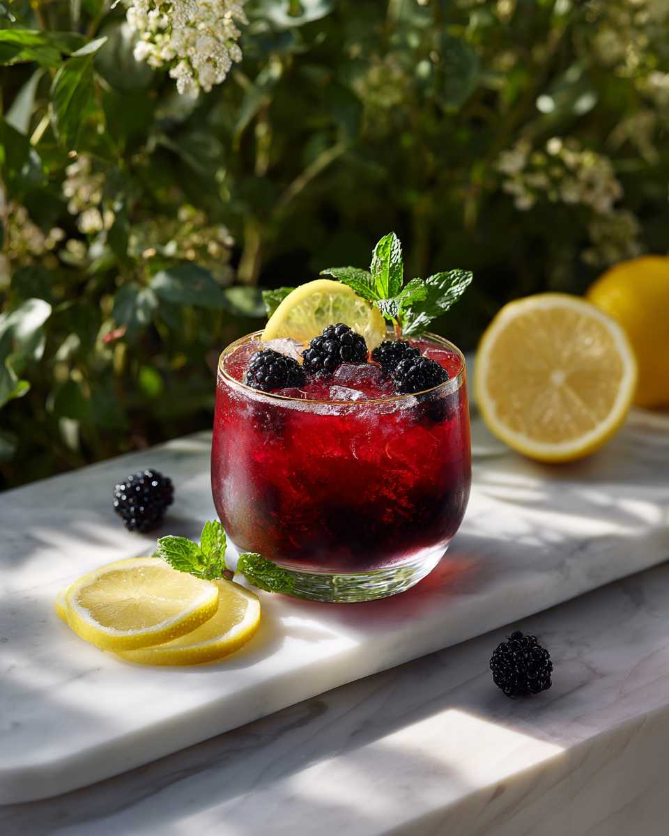 Refreshing Blackberry Lemonade Cooler