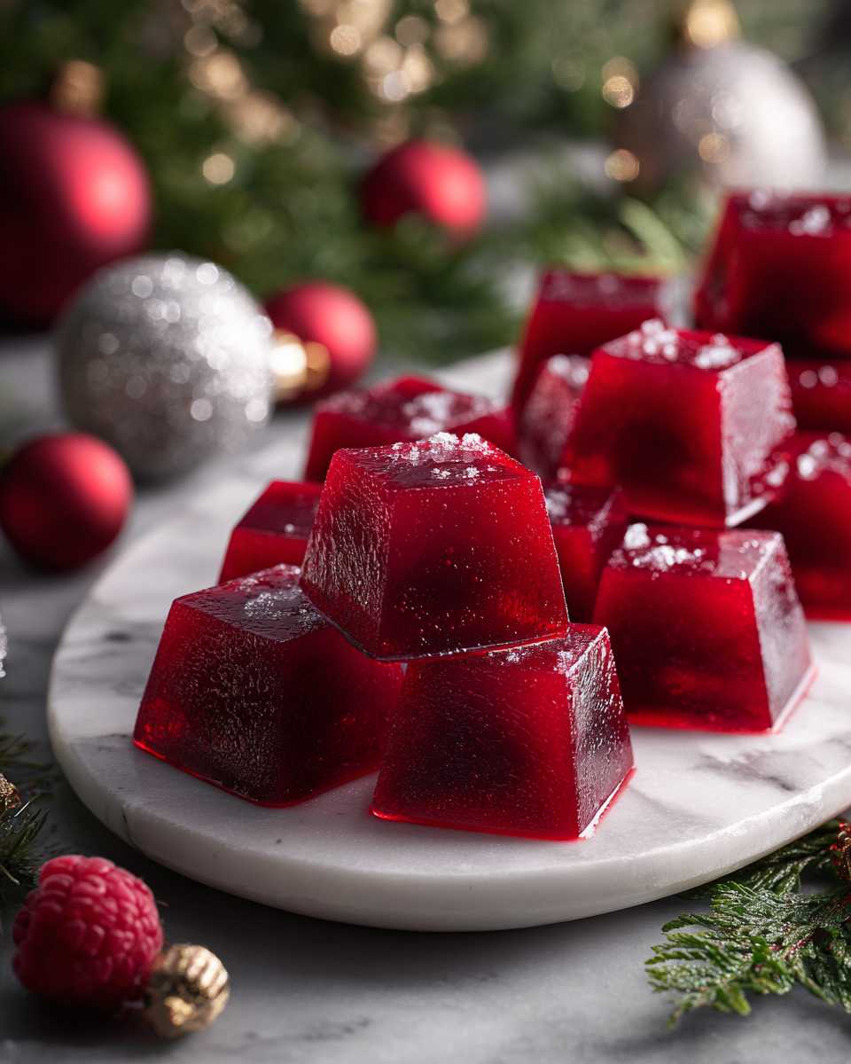 Refreshing Raspberry Applesauce Gelatin Bites