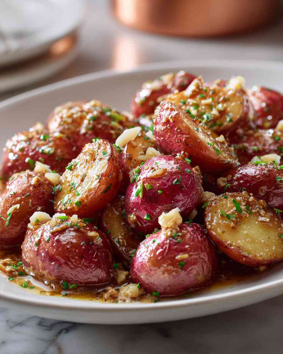 Roasted Garlic and Browned Butter Red Potatoes