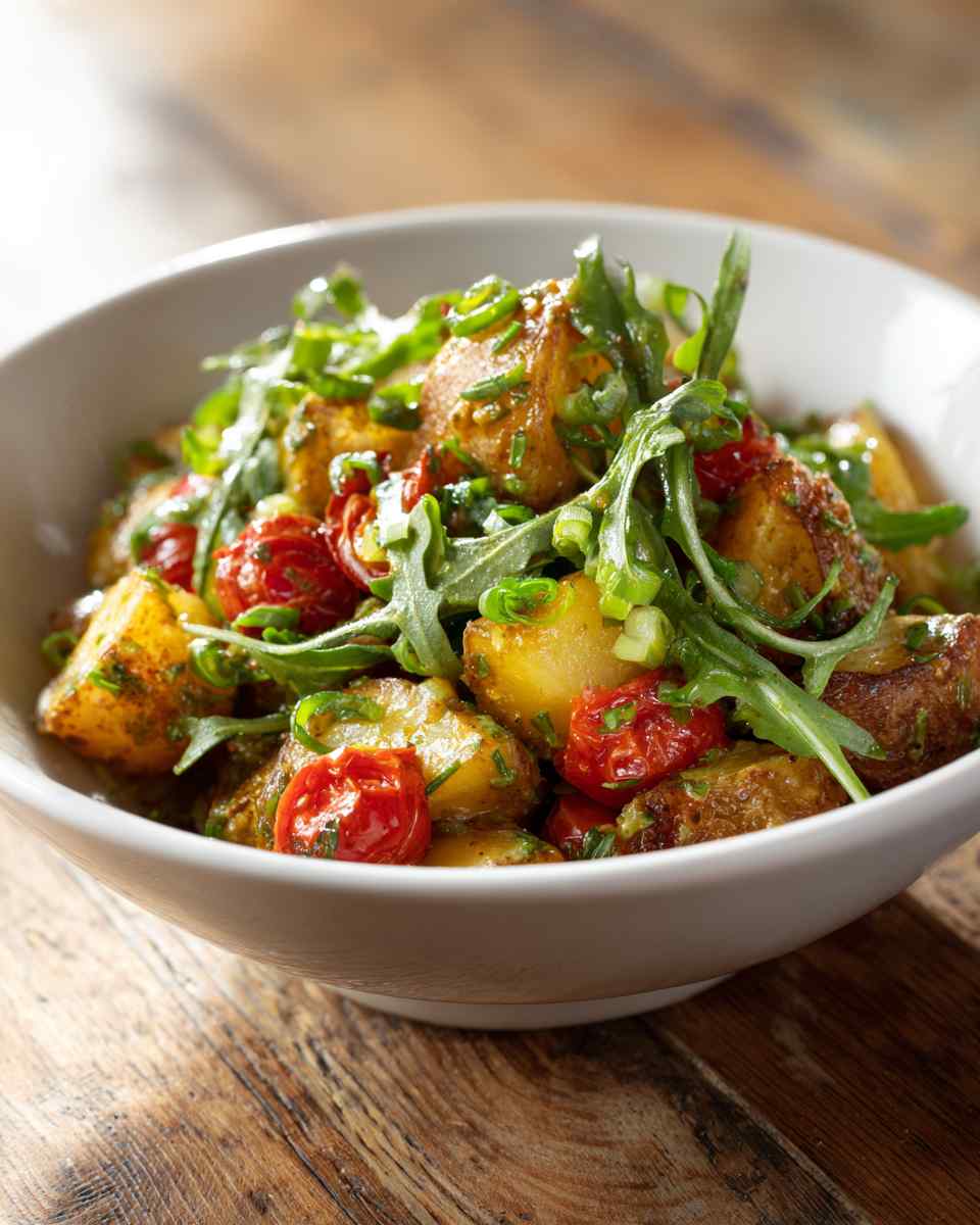 Roasted Potato Salad with Tangy Dressing