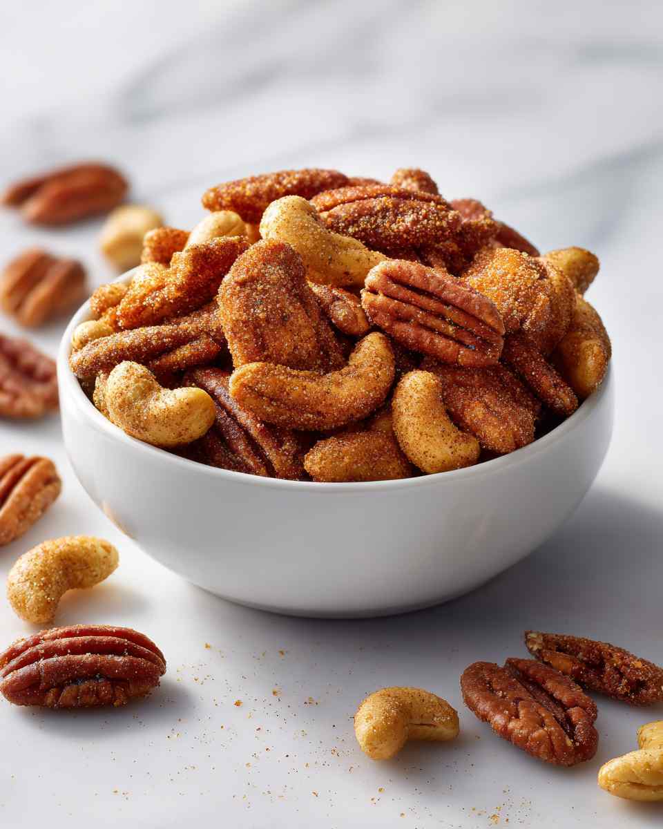 Roasted Spiced Mixed Nuts