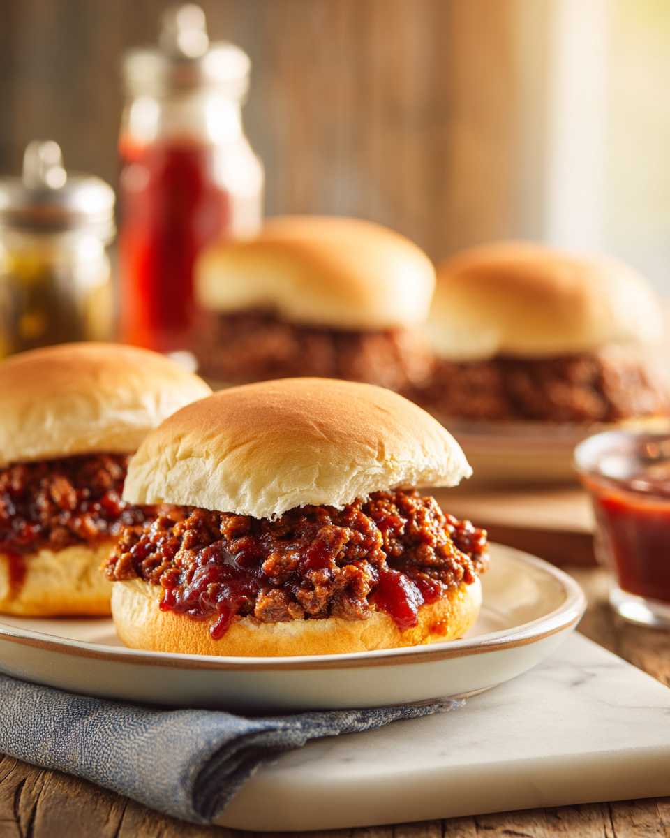 Saucy Beef Barbecue Sandwiches
