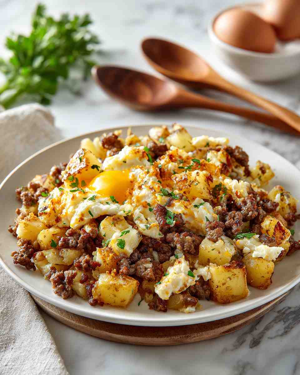 Savory Beef and Potato Breakfast Scramble