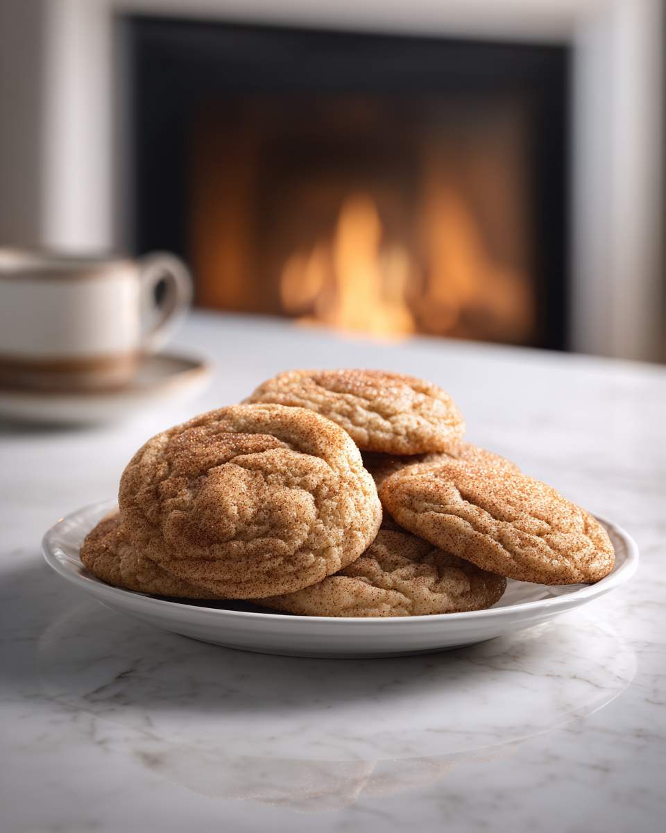 Spiced Chai Snickerdoodle Cookies