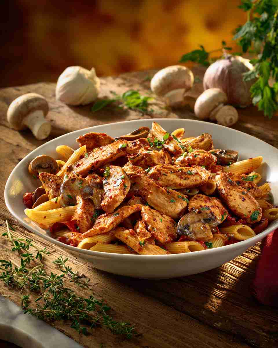 Spicy Cajun Chicken Pasta
