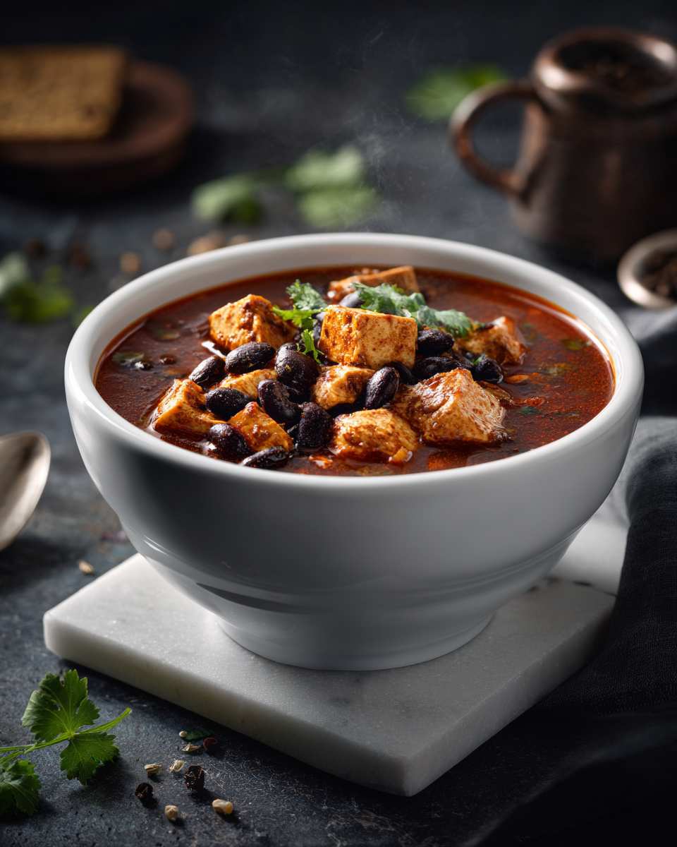 Spicy Chicken and Black Bean Soup