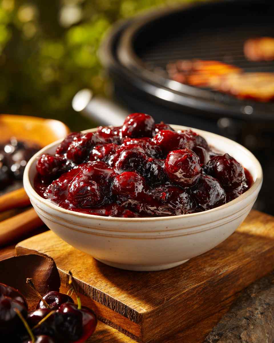 Sweet and Tangy Cherry Barbecue Sauce
