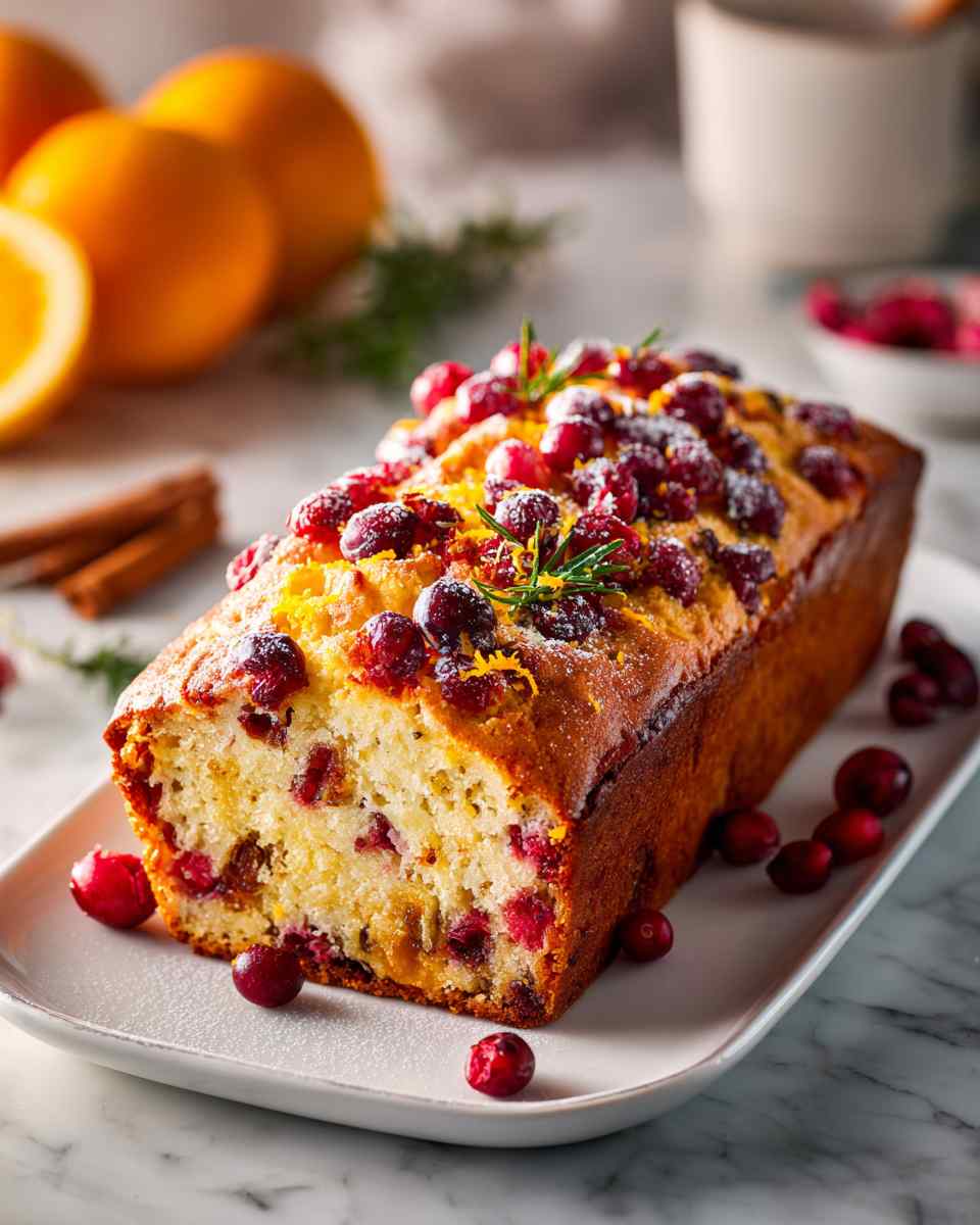 Swirled Apricot Cranberry Quick Bread