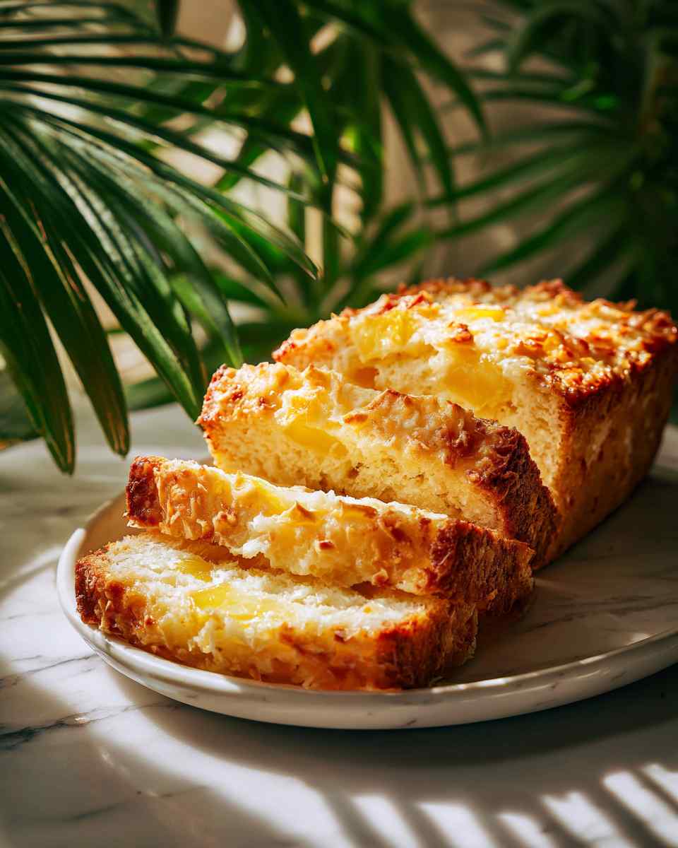 Tropical Coconut Pineapple Quick Bread
