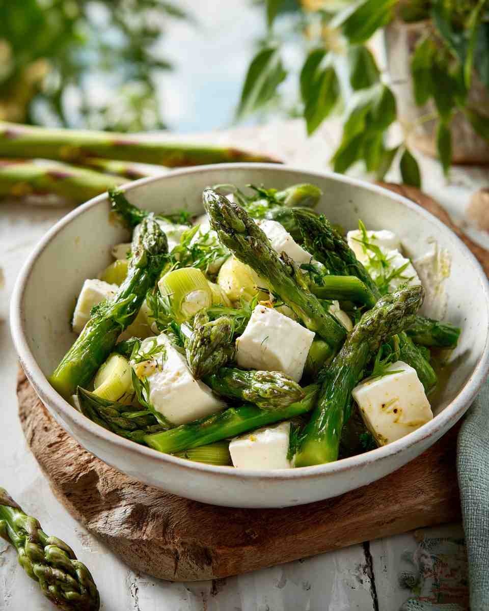 Vibrant Asparagus and Mozzarella Salad