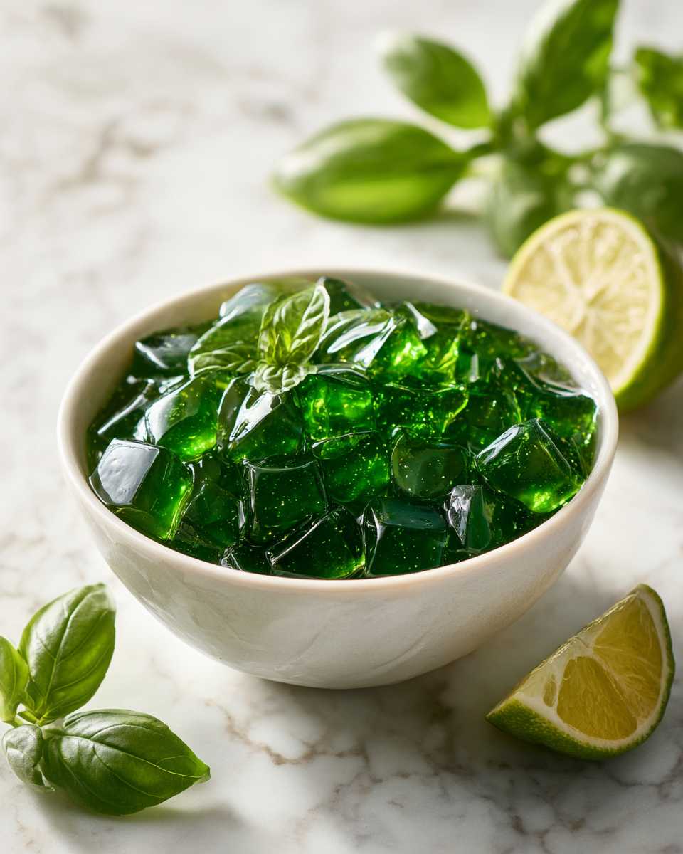 Vibrant Basil Jelly