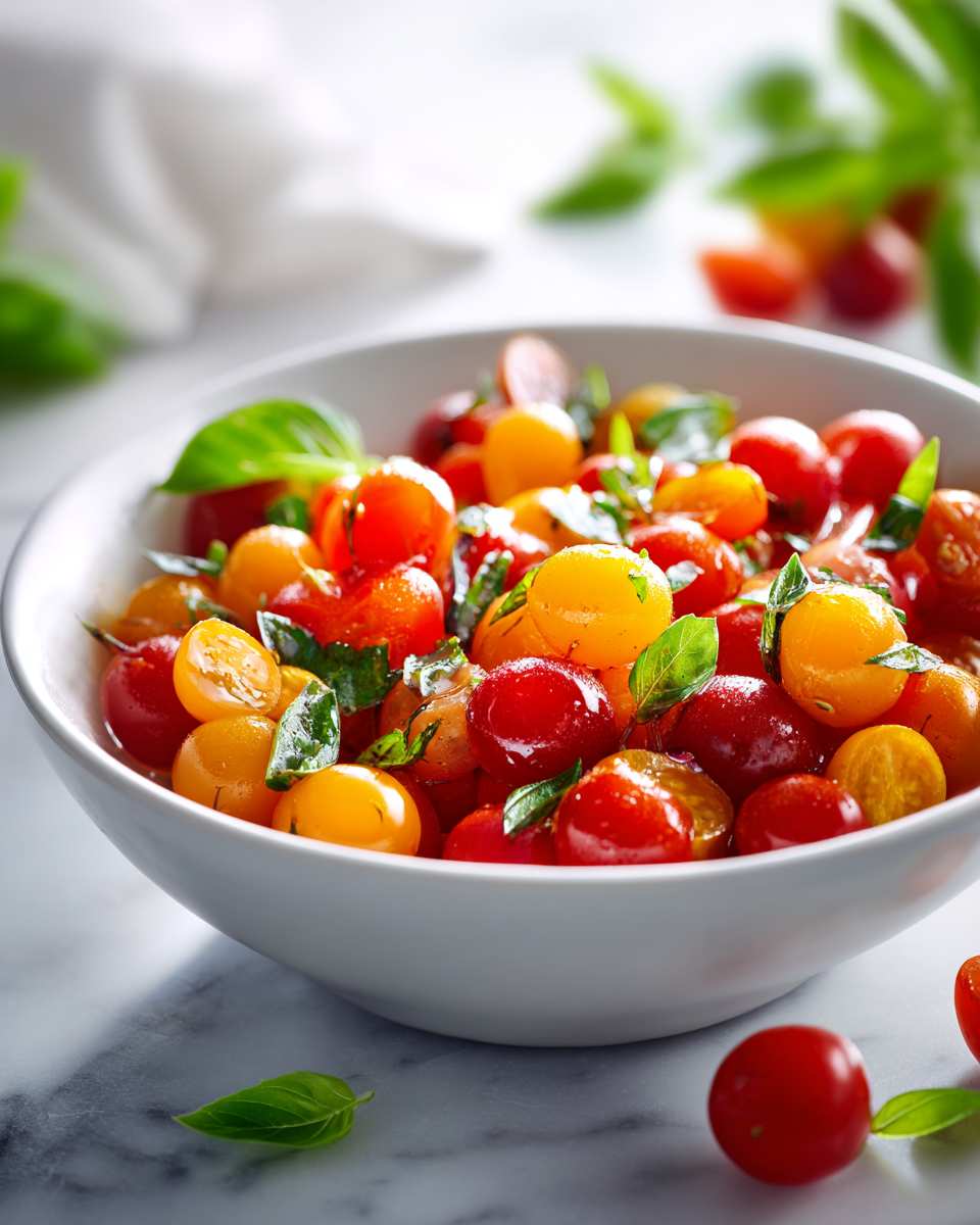 Vibrant Summer Cherry Tomato Salad