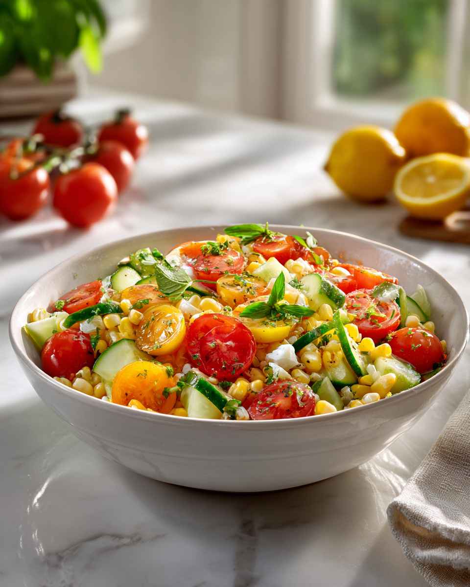 Vibrant Summer Corn and Tomato Salad