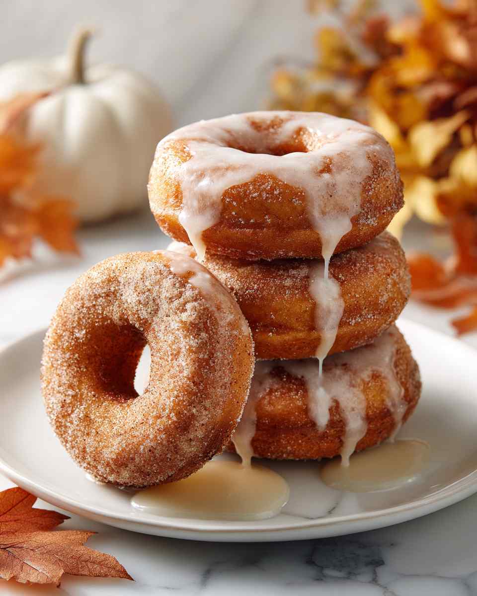 Warm and Spiced Apple Cider Doughnuts