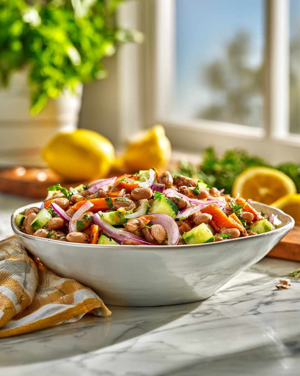 Zesty Barbecue Pinto Bean Salad