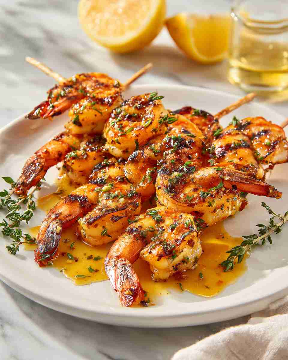 Zesty Grilled Shrimp Skewers