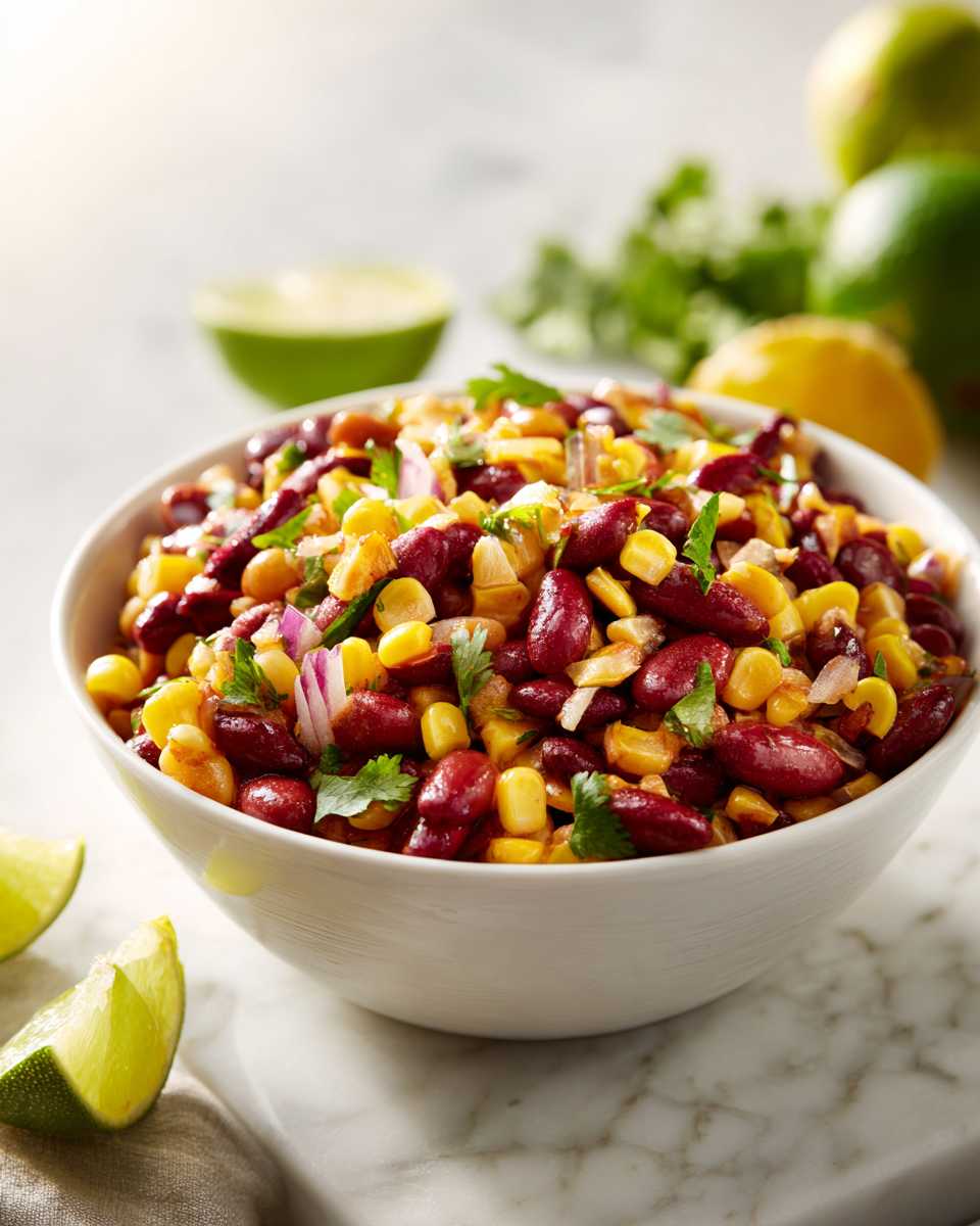 Zesty Southwestern Bean and Corn Salad